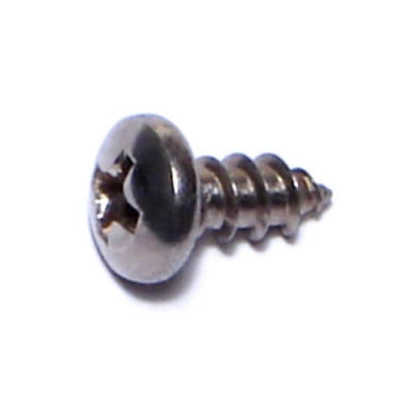 Midwest Fastener Sheet Metal Screw, #8 x 3/8 in, 18-8 Stainless Steel Pan Head Phillips Drive, 25 PK 77621 - main